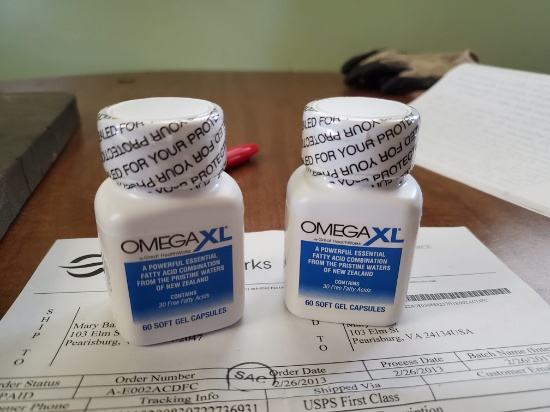 Two Bottles Of Omega XL