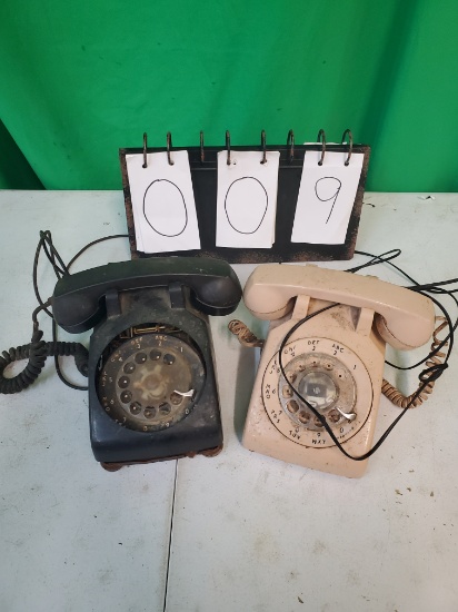 Two Old Telephones