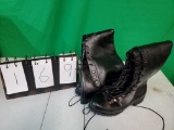 Black Thigh High Boots NIB Size 9
