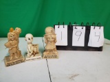 3 Russ Berry figurines