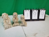 3 Russ Berry figurines