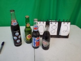 4 Full Collectors Bottle 2 Pepsi 1 Coke 1 SunDrop