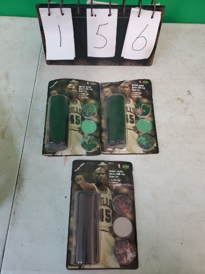 3 upperdeck Michael Jordan Milk Cap game