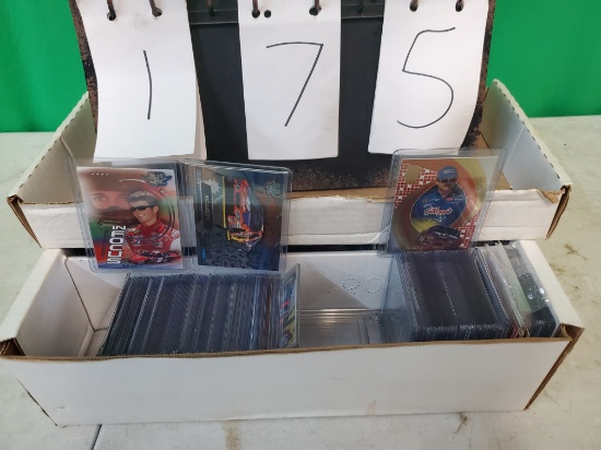 Lot of racing collector cards OVER 100 Most  in Plastic
