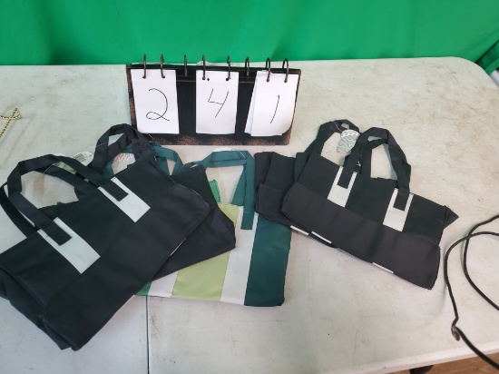 6 carry totes