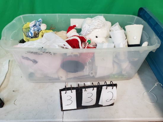 most in this lot are Christmas items