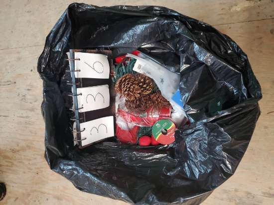 Bag of Christmas items