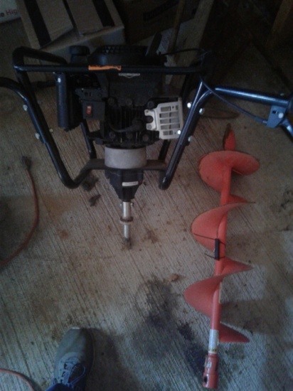 Two Man Gas Powered Post Hole Digger