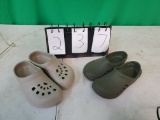 2 pair of Croc Style Shoes