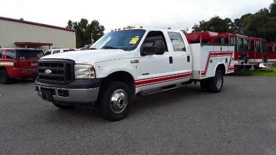 2006 Ford F-350 Service Truck, VIN # 1FDWW37P96EB83337