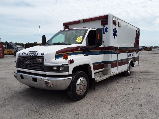 2004 GMC C4500 Ambulance, VIN # 1GDE4V1164F504632