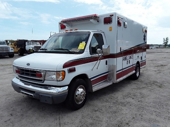 1998 Ford E-450 Ambulance, VIN # 1FDXE40F8WHB39231