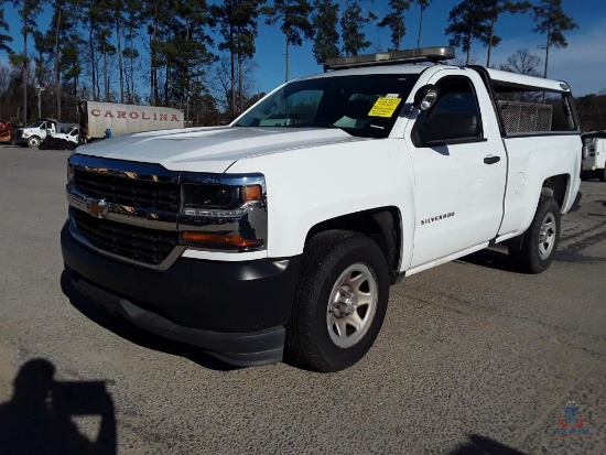 2017 Chevrolet Silverado Pickup Truck, VIN # 1GCNCNEC7HZ180596