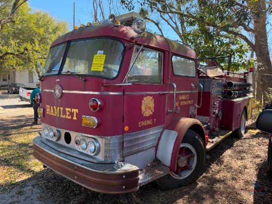 1967 MACK C95F FIRE RESCUE TRUCK;SER#1629