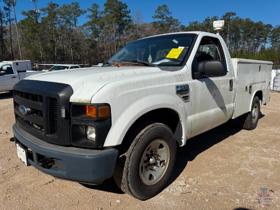 2008 Ford F-250 Service Truck, VIN # 1FDNF20518ED56818
