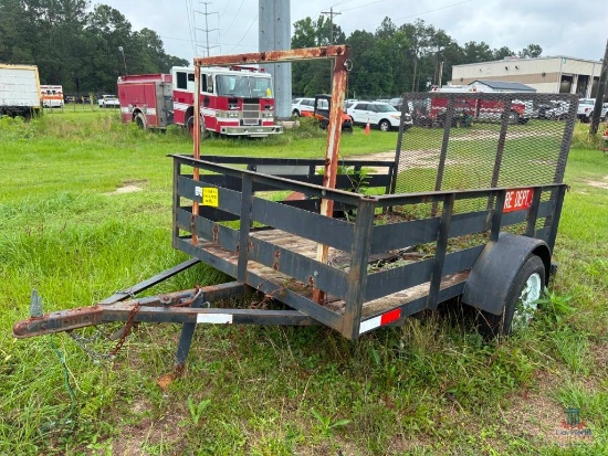 SINGLE AXLE UTILITY TRAILER;**NO TITLE;INVOICE ONLY**