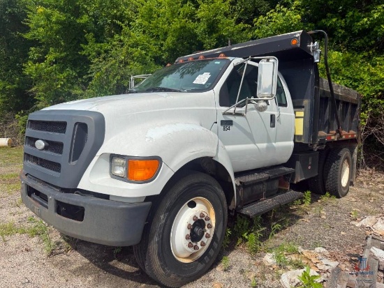 2009 Ford F-750 Dump Truck, VIN # 3FRXX75DX9V108650