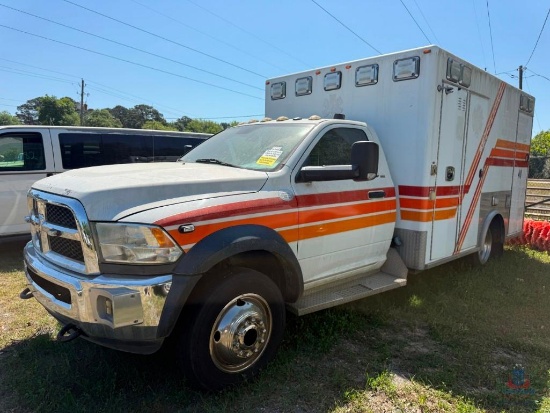 2014 Ram 4500 Chassis Ambulance, VIN # 3C7WRKBL7EG222933