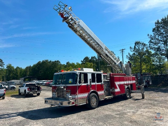 2000 Spartan Gladiator Ladder Truck, VIN # 4S7AU3392YC037127