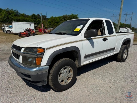 2008 Chevrolet Colorado Pickup Truck, VIN # 1GCDT39EX88209123