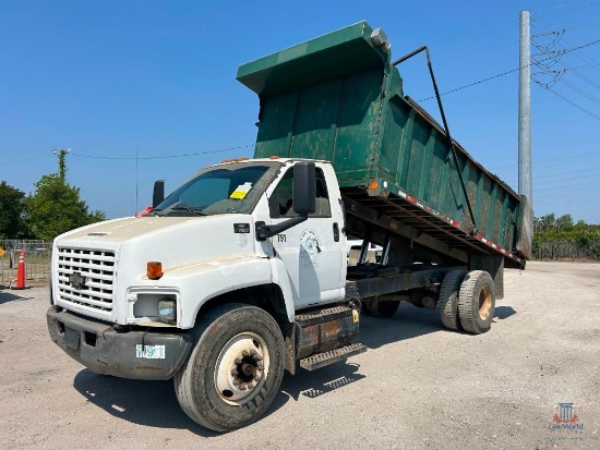 2008 Chevrolet C7500 Dump Truck, VIN # 1GBM7C1G88F402078