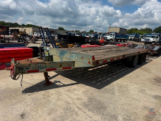 2016 BETTER BUILT PH2522 DUAL AXLE EQUIPMENT TRAILER; VIN# 4MNDP2529G1000745