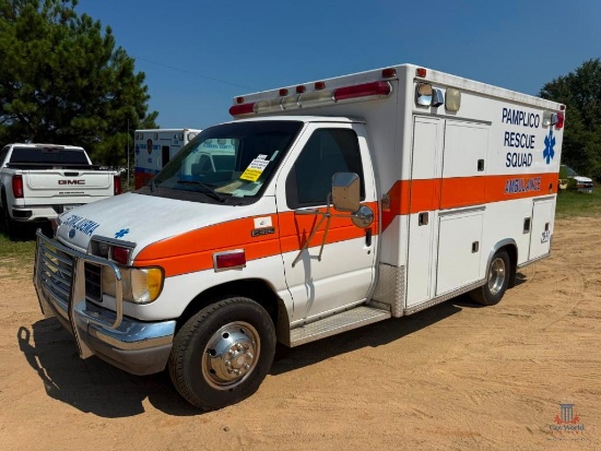 1995 Ford E350 AMBULANCE, VIN # 1FDKE30F3SHB65332