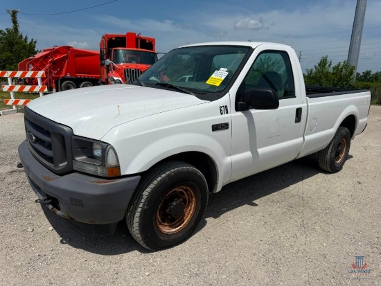 2004 Ford F-250 Pickup Truck, VIN # 1FTNF20L54ED45592