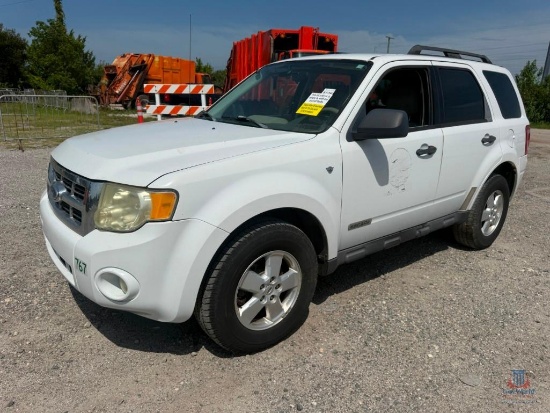 2008 Ford Escape Multipurpose Vehicle (MPV), VIN # 1FMCU03138KA54958