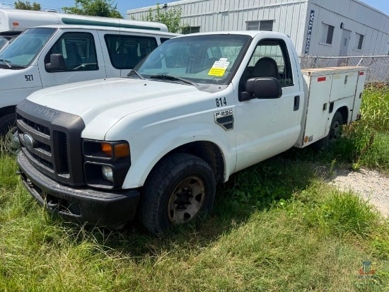 2008 Ford F-250 Service Truck, VIN # 1FDNF20568EE17483