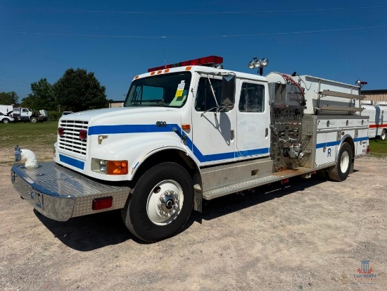 1998 International 4900 Fire Truck, VIN # 1HTSDAAR0WH548349