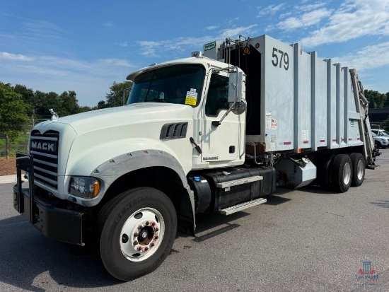 2016 Mack GU713 Rear Load Garbage Truck, VIN # 1M2AX04C2GM032273