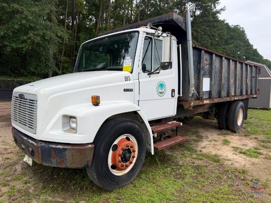 2003 Freightliner FL60 Dump Truck, VIN # 1FVABPBV73HK69915