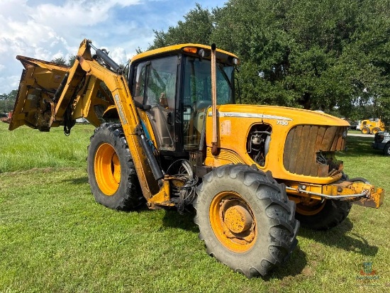 2009 JOHN DEERE 7130 TRACTOR W/ SIDE CUTTER; SN- L07130H507989