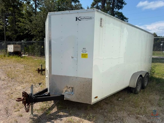 2020 Kaufman Trailers Enclosed Trailer, VIN # 5VGEN1622LL009700; *NO TITLE;INVOICE ONLY*