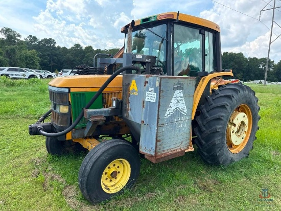 2001 JOHN DEERE 6130 TRACTOR W/ ALAMO SIDE CUTTER; SN- L06310H294416
