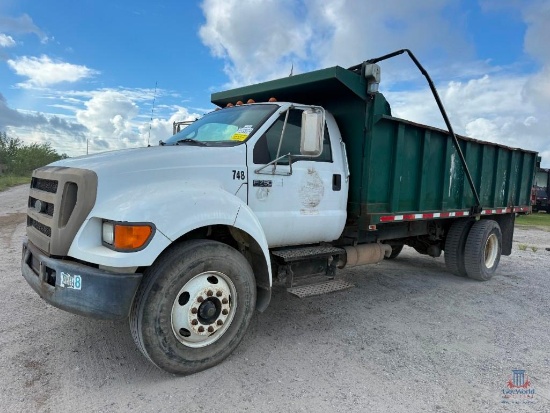 2007 Ford F-750 Dump Truck, VIN # 3FRXF75G07V471517