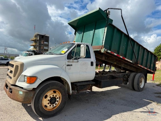 2006 Ford F-750 Dump Truck, VIN # 3FRXF75G56V246394