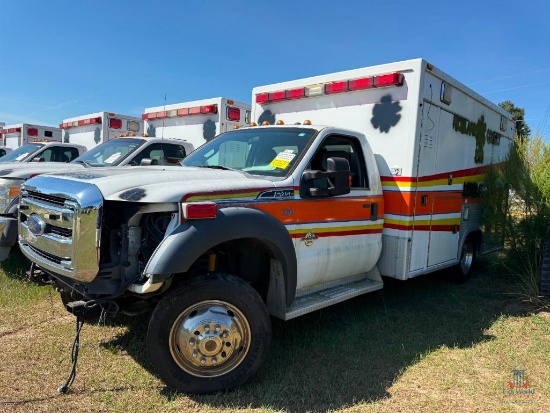 2015 Ford F-450 Ambulance, VIN # 1FDUF4GT5FEB56176