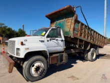 1996 GMC C7000 Topkick Dump Truck, VIN # 1GDM7H1J0TJ504805