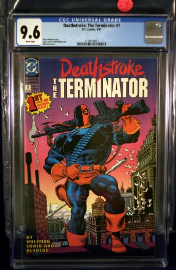 Deathstroke Terminator #1 - CGC 9.6 w/WHITE Pages!