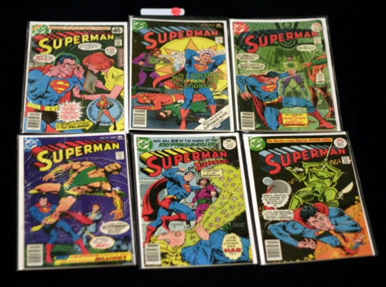 Superman #309, 312, 313, 314, 316, 330 - High Grade - CGC them!