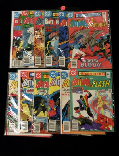 Brave and the Bold #181, 187, 189, 190, 191 (Joker),  192 - 200 (Anniversary issue) - Lot of (14) Hi