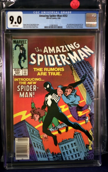 Spider-Man #252 - 1st Black Suit - CGC 9.0 w/WHITE Pages!