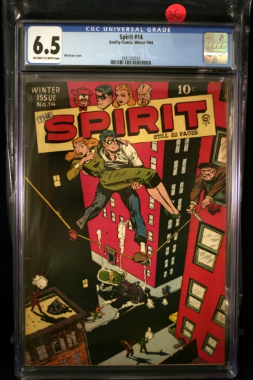 The Spirit #14 - 1948 - Nice Golden Age comic - CGC 6.5