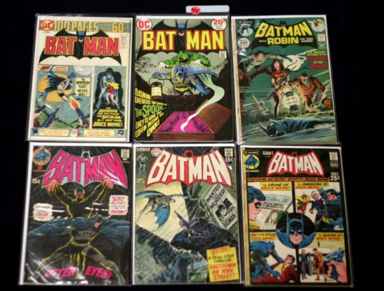 Batman #225, 226, 233, 235, 252, 261 - Lot of (6) nice Silver & Bronze Batman!