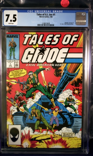 Tales of G.I. Joe #1 - CGC 7.5 w/WHITE PAGES!