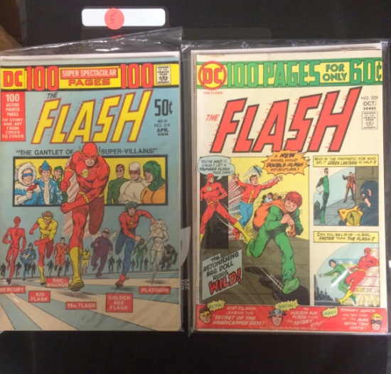 Flash #214 & 229 - Giant Size!