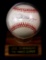 Joe DiMaggio autographed Baseball - Sweet spot - Full JSA LOA