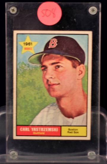1961 Topps Carl Yazstremski All-Star Rookie card